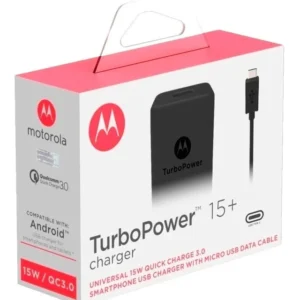 cargador motorola 15w caja blanca c cab tc