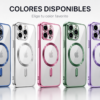 Pedido mayorista funda metalizada colores con magsafe