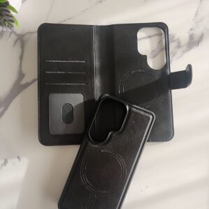 funda ejecutiva 2 en 1 de cuero con magsafe