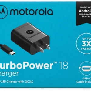 cargador motorola 18w caja celeste c cab tc