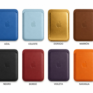 wallet con logo apple colores