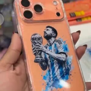 funda transparente messi