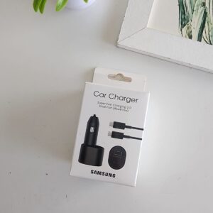 cargador auto samsung type c doble entrada