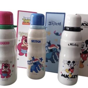 botella infantil, micky, lotso y stich, 500 ml