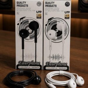 auriculares u19 caja de colores