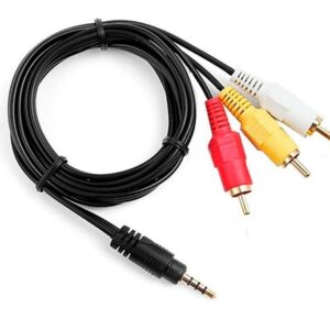 cable audio 3 a 1 rca