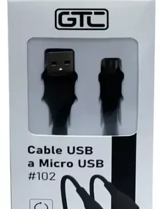 cable gtc, micro usb, carga rapido, 1 metro