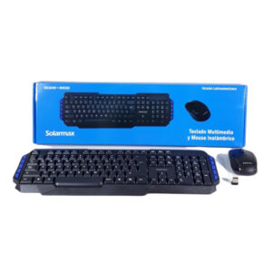 teclado solarmax combo con mouse inalambrico