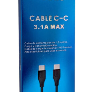 cable mobile type c a type c, carga rapido