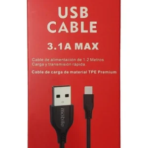 cable mobile iphone 1 metro, 3.1amp