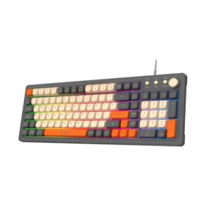teclado gamer minimalista led, netmak