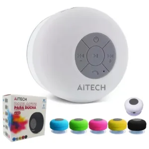 parlante aitech, para las ducha con bluetooth