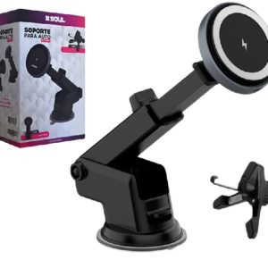 soporte 2 in1 soul con cargador inalambrico,15w