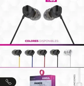 auriculares soul s89, con manos libre