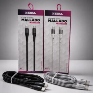 cable soul tc a tc mallado 60w 1 metro