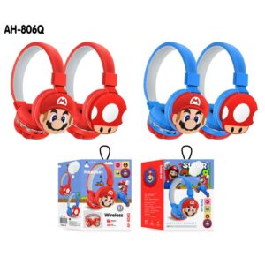 auriculares bt vincha mario bross