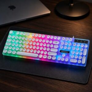 teclado gamer makkax, rgb