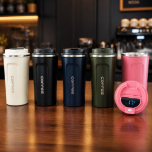 vaso para caffe 500 ml, con pantalla de temperatura