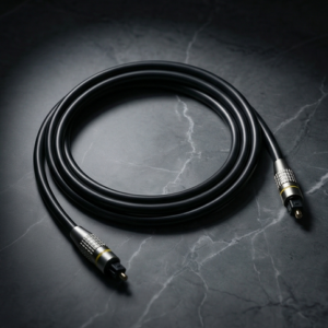 cable optico 1 metro, punta metal