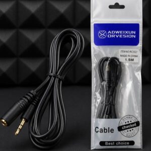 cable auxiliar y hembra, 1.5 metro