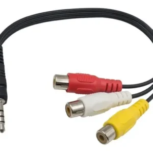 adaptador rca 3 a 1