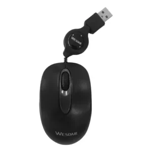 mouse retractil, marca wesdar