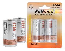 pila d2 5000mah recargable fulltotal x2