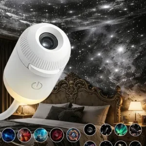 proyector de estrellas y luz de noche galaxia 2en1