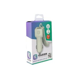 cargador auto karsen 2.1 amp tc