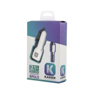cargador auto karsen 2.1 amp micro usb