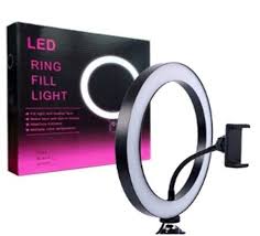 aro luz 26 centimetros, blanco