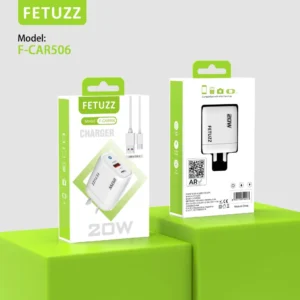 cargador fetuzz tipo c usb 20w