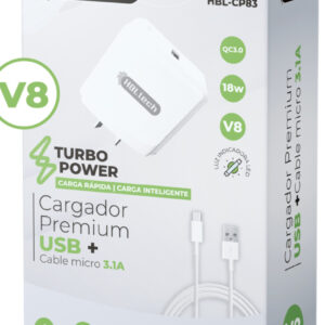cargador hbl v8 turbo power