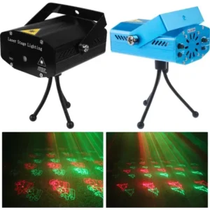 laser lluvia, con diferentes formas