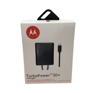 cargador motorola turbo power 30+ type c