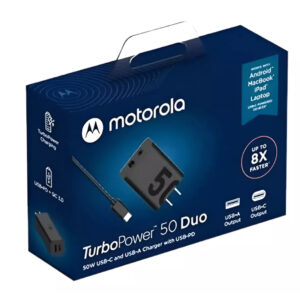 cargador motorola tc a tc 50 w, mas salida usb