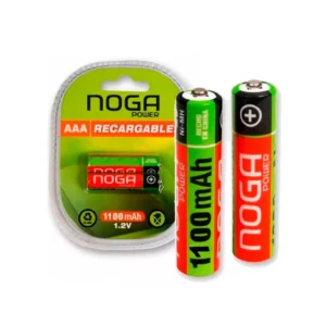 pila recargable noga x2 blister, 1100amp