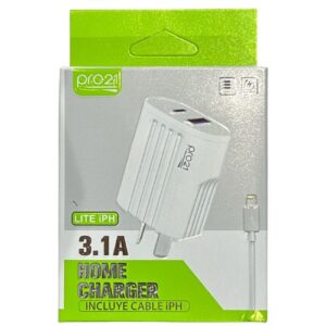 cargador pro21 3.1 iphone usb mas tc