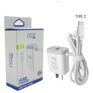 cargador pro21 2.1 type c, carga rapido