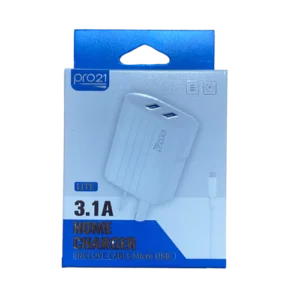 cargador pro21 3.1 lite, micro usb mas entrada tc