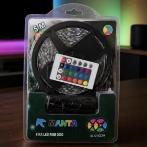 tira de led multicolor 5 metro 5050, manta
