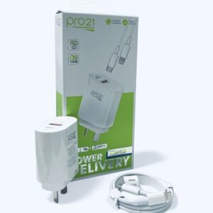 cargador pro21 turbo iphone 18w salida c