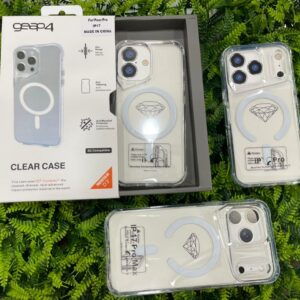 funda transparente con magsafe gearz4