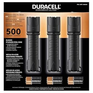 linterna duracell x3 con pila
