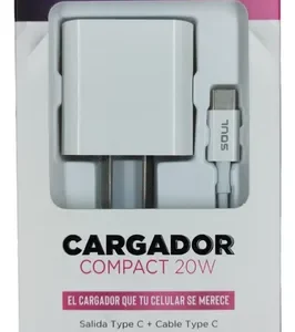 cargador tc a tc 20w, soul