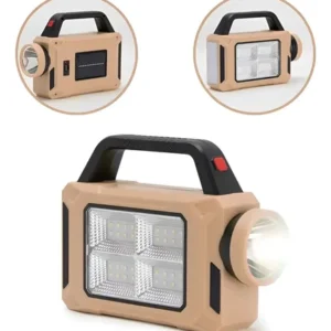 linterna led farol luz solar camping viaje emergencia