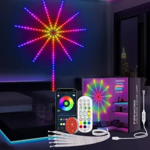 luz led fuegos artificiales