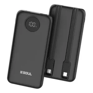 cargador portatil de soul 10 mah 22.5w, 2in1