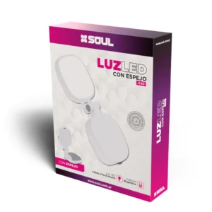 luz magnetico, para celular, con espejo, soul