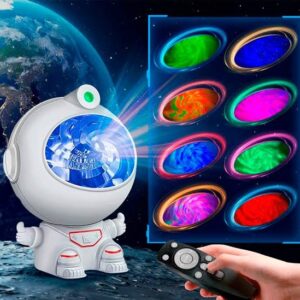 lampara astronauta proyector de luces con control